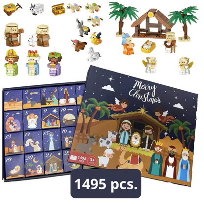 Nativity Advent Calendar | 24 Buildable Figures