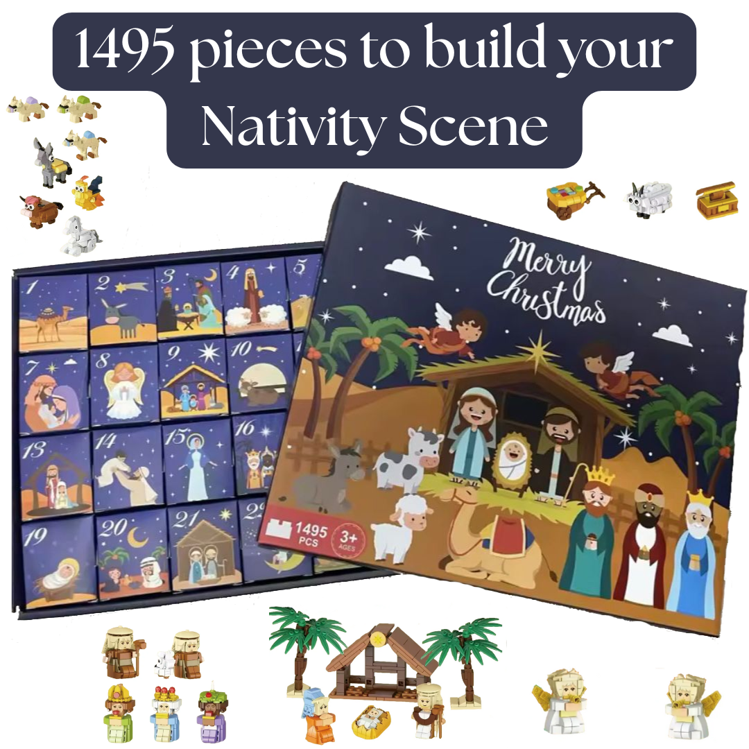 Nativity Advent Calendar | 24 Buildable Figures